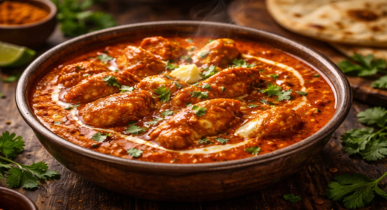 What happens when you use chicken masala in vegetarian dishes?
